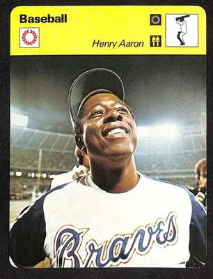 1977 Sportscaster #316 Hank Aaron HOF Henry Series 3 quase perfeito D94448 - Imagem 1 de 2