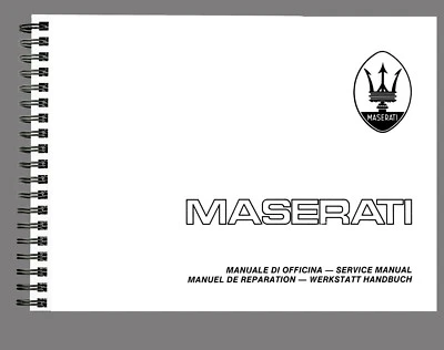 MASERATI BITURBO OFFICINA MANUALE RIPARAZIONE LIBRO DI ASSISTENZA PIÙ ALTO SU... - Immagine 1 di 4