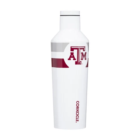 Corkcicle NCAA 16oz Texas A&M Aggies Triple Insulated Stainless Steel Tumbler Cover