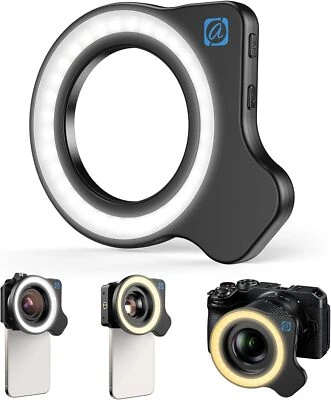 37mm+52mm Thread Macro Lens Fill Light Portable Phone Lens Ring Light With CRI95 - Image 1 of 4