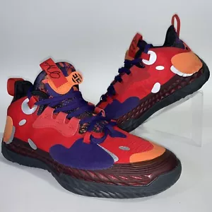 adidas HARDEN Vol.5 FUTURE NATURAL Sneakers Red Blue Orange G55811 US 8.5 NWOB - Picture 1 of 8