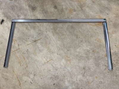 Комплект отделки рамы окна задней двери из нержавеющей стали для водителей Jeep FSJ Grand Wagoneer - Изображение 1 из 4