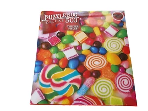 Puzzlebug Deluxe *Lollipops & Candies* 500 piece Jigsaw Puzzle 20x12 - Picture 1 of 2