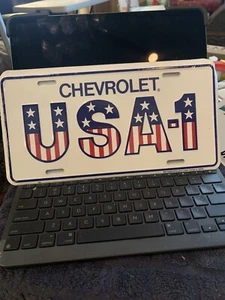 BRAND NEW ONE METAL LICENSE PLATE NEW, USA-1,  USA - Picture 1 of 2