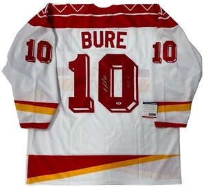 PAVEL BURE SIGNED 1991 USSR CCCP RUSSIAN JERSEY PSA/DNA COA LARGE - Picture 1 of 5