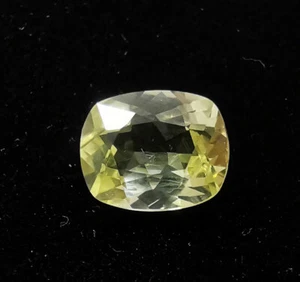 Piedras preciosas sueltas con forma de cojín de berilo amarillo heliodor natural certificado de 2,20 quilates - Imagen 1 de 5