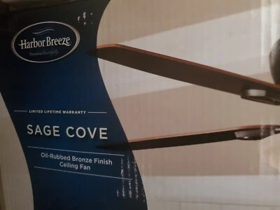 Harbor Breeze Coastal Creek 52-in Bronze Indoor Ceiling Fan with Light 5-Blade - Image 1 of 3