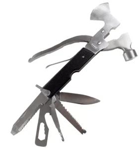 12-in-1 Multi-Functional Folding Pocket Tool With Hammer and Hatchet - Picture 1 of 1