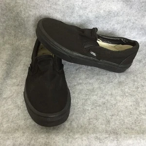 Vans Canvas Slip On Shoes, Men s 4/Women s 5.5 (Black) - Picture 1 of 9