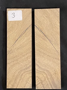 Bookmatched - Mesquite Wood Knife Scale Tool Handle Blank 5" x 1-1/2" x 3/8" W1 - Picture 1 of 5