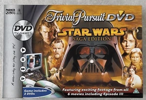 Star Wars Trivial Pursuit DVD Star Wars Saga Edition Complete Part Sealed 2005 - Picture 1 of 22