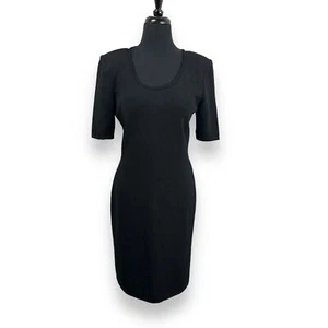 Vestido St John Basics Santana tejido mezcla lana 6 - Imagen 1 de 9