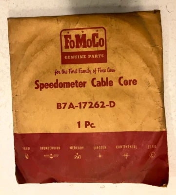 Cable velocímetro FoMoCo vintage núcleo B7A-17262-D, piezas originales Ford Foto 1 de 3
