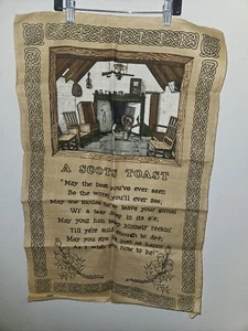 A "SCOTS" TOAST - Leinen Gobelin/Geschirrtuch neu unbenutzt von Linanne, UK  - Bild 1 von 6