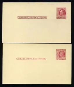 US # UX38c Mint 2c Franklin Postal Card Lake Shade scv $35 5A5 1 - Picture 1 of 3