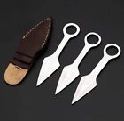 Custom Handmade Damascus Steel Kunai Knife Full Tang Knife Gift For Him Grooms