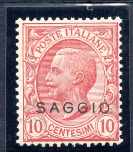 Leoni Cent. 10 soprastampa "Saggio" - Picture 1 of 1