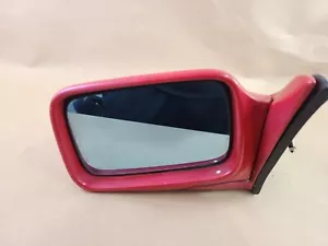 1984- 1991 OEM BMW E30 325e 325i 318is Red Left Driver Outside Power Side Mirror - Picture 1 of 7