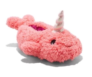 NARWHAL Moccasin Sippers WINTER SHOES (MEDIUM 7/8) Toddler Girl CAT & JACK - Picture 1 of 1
