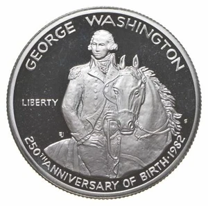 1982-S Proof George Washington 90% Silver - Commemorative Half Dollar - Picture 1 of 3