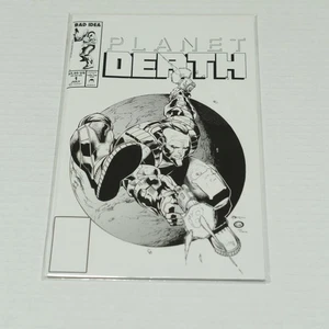 Planet Death #1 Variante Ryan Benjamin Cubierta en blanco y negro LTD 500 Mala idea 1/500 2025 - Imagen 1 de 6