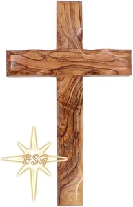Wandkreuz, Holzkreuze aus Bethlehem, Heiliges Land. Olivenholz 6L x 4B  - Bild 1 von 7