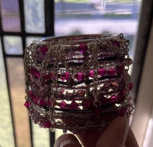 4- Vela con cuentas nuevas tonos pequeños - Imagen 1 de 8