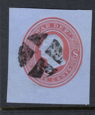 US Scott UO54 Used - Cut Square - CV 2.75$ - Image 1 of 2