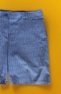 Talbots Bermuda Shorts Damen 16 blau Chino Twill Stretch Tasche maritim Reißverschluss - Bild 1 von 3