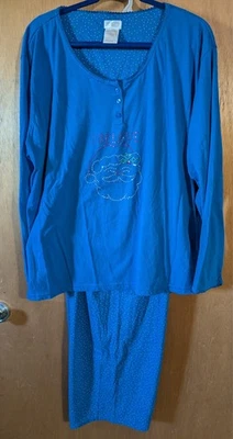 Juego de pijama Secret Treasures I Believe Santa 3X azul Foto 1 de 4