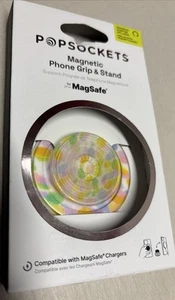 PopSockets Magnetic Phone Grip, Adapter Ring for MagSafe Included- Rainbow Glass - Picture 1 of 3