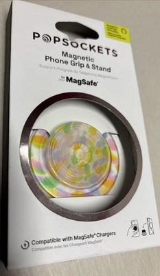 PopSockets Magnetic Phone Grip, Adapter Ring for MagSafe Included- Rainbow Glass - Image 1 of 3