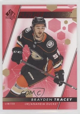 2022-23 SP Authentic Future Watch Limited Red Brayden Tracey #110 Rookie RC - Image 1 of 2