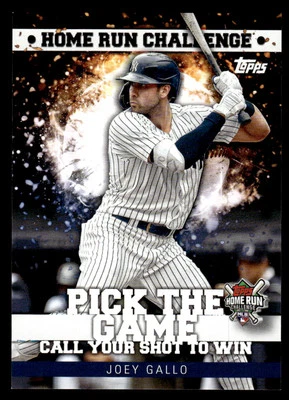 2022  Topps #HRC-21 JOEY GALLO Home Run Challenge New York Yankees - Image 1 of 2