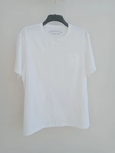 BNWOT Mens XL White Loungewear PJ T-shirt Top Short Sleeve From George - Picture 1 of 5