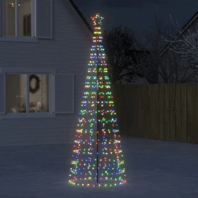 vidaXL Albero di Natale a LED con Punte 570 LED Colorato 300 cm - Immagine 1 di 4