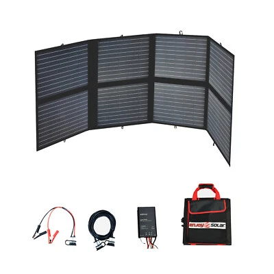 ENJOYSOLAR® enjoy solar® faltbare Solartasche Monokristallin Panel 12W-200W--0%MwSt.