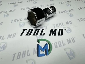 Snap-on Tools USA NOS 3/8" Drive 22mm Metric Chrome Swivel Socket FSUM22 - Picture 1 of 8