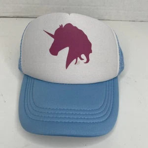 Mütze Jugend Einhorn Schaumstoff Trucker-Stil blau - Bild 1 von 3