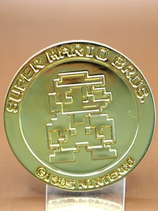 Moneda medalla Mario Super Mario Bros 1985 Nintendo Japón O375 - Imagen 1 de 3