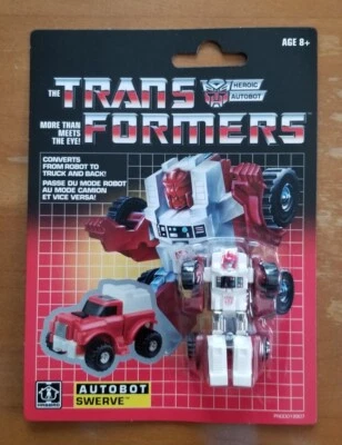 Transformers G1 Walmart Reissue SWERVE 2017 Autobot Minibot NM+ - Image 1 of 2