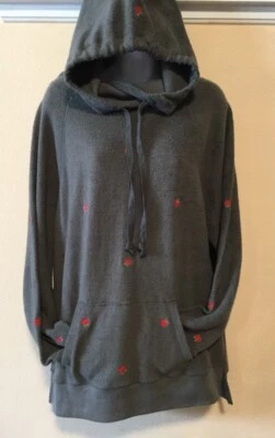 Nuevo Victoria's Secret Rosa Sudadera con Capucha Pullover Sudadera Grande Suéter XSmall  Foto 1 de 4