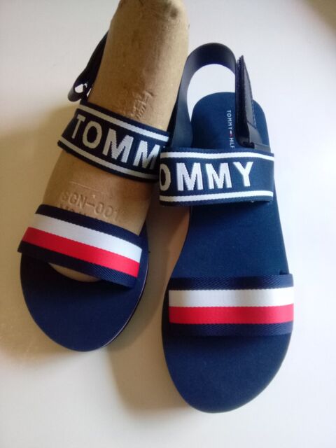 Tommy Hilfiger + Chunky Sole Hook and Loop Strap Sandals