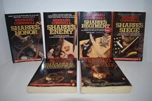 6-11 SHARPE'S SERIES BKS - BERNARD CORNWELL - ENEMY, HONOR, REGIMENT, WATERLOO++ - Picture 1 of 6