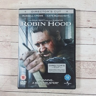Robin Hood (DVD, 2010) Director's Cut Russel Crowe - Image 1 of 4