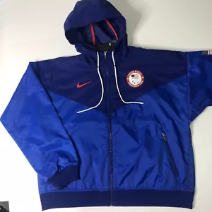 Giacca Nike Paralympic Team USA con cerniera completa blu frangivento CT7446-451 L XL XXL - Foto 1 di 11