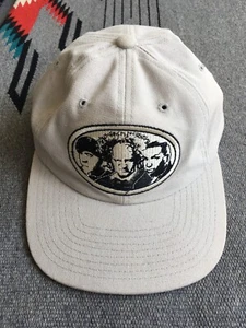 Vintage 90s The Three Stooges American Needle Hat NYUK NYUK NYUK 1993 - Ivory - Picture 1 of 8