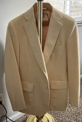 Traje deportivo vintage 1979 Richard Bennett foto métrico para hombre chaqueta bronceada hecho a medida Foto 1 de 4