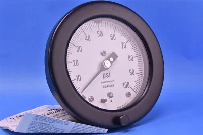 Ametek Solfrunt 1/2" x 14 ANPT Series 1903 w/ 4-1/2" Dial. Gauge # 1903-150358 - Image 1 of 4