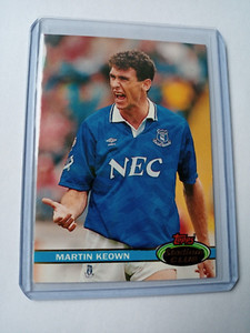 1992 Martin Keown Everton Topps Stadium Club Football Card #76